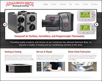 Adamson Bros. Responsive Website
