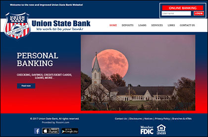 Union State Bank Responsive Website